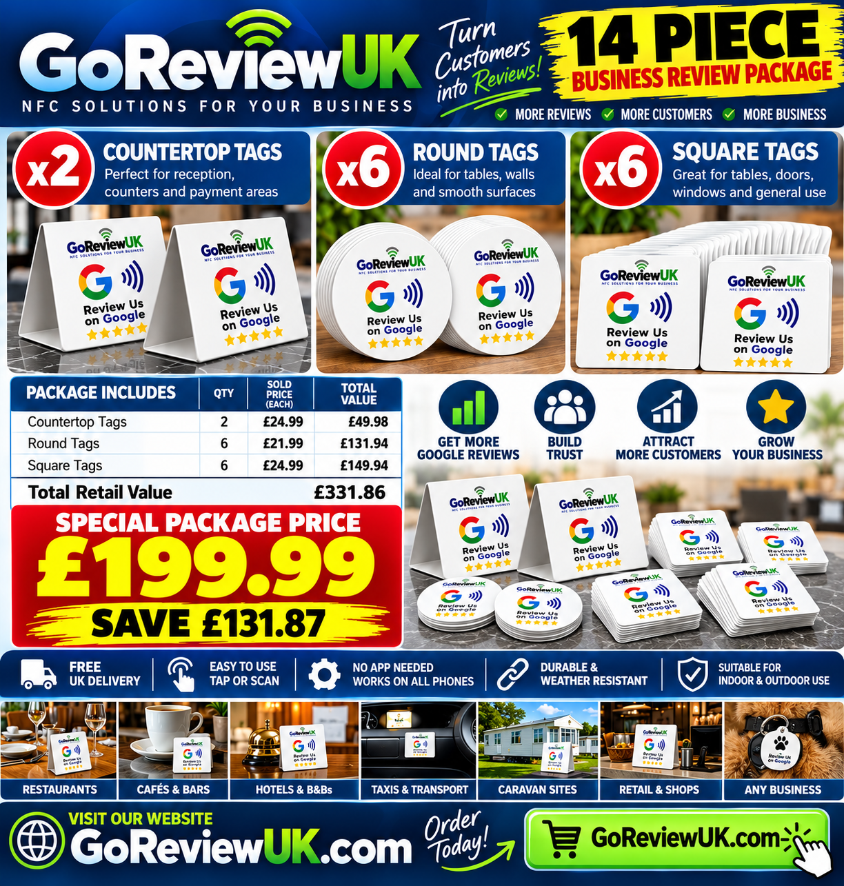 14 piece promotional package.