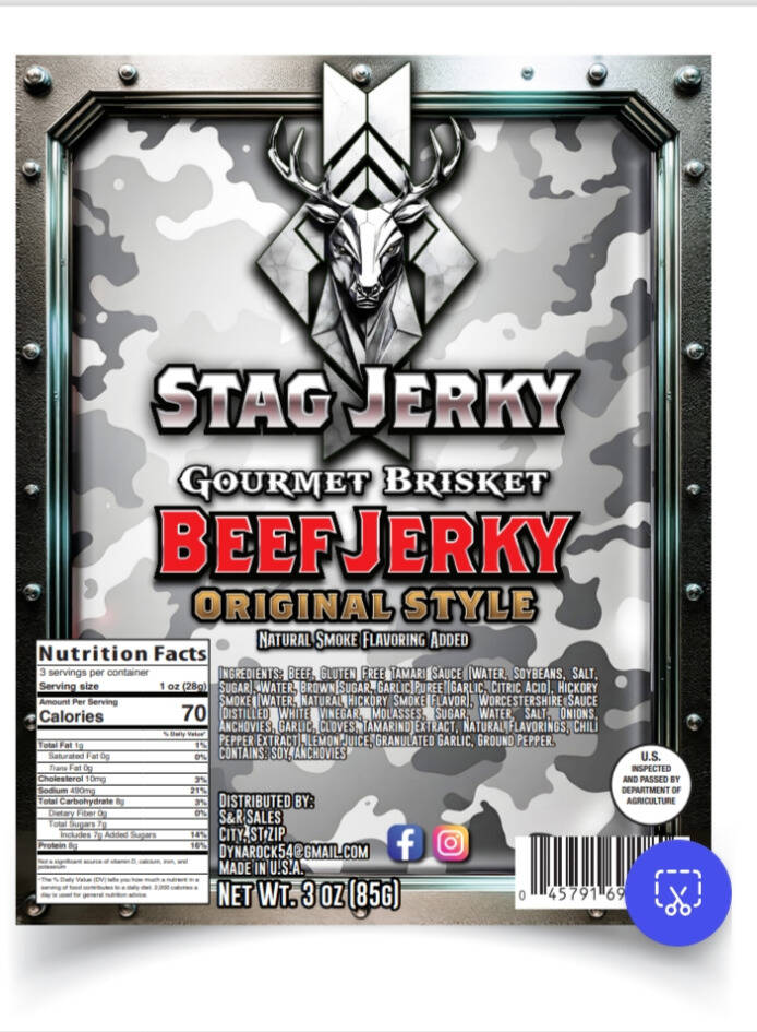 Stag Beef Jerky from Stag-Jerky.org