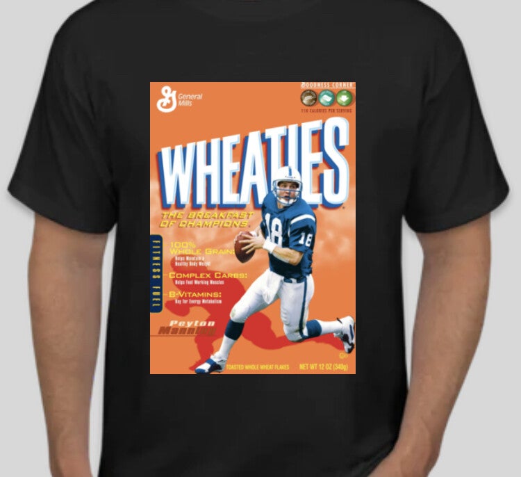Peyton Manning Wheaties Box Tee