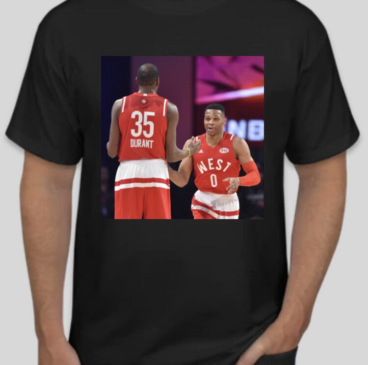 Kevin Durant And Russell Westbrook Tee