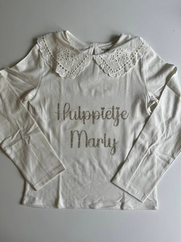 ✨ Gepersonaliseerd “Hulppietje” shirt met naam ✨