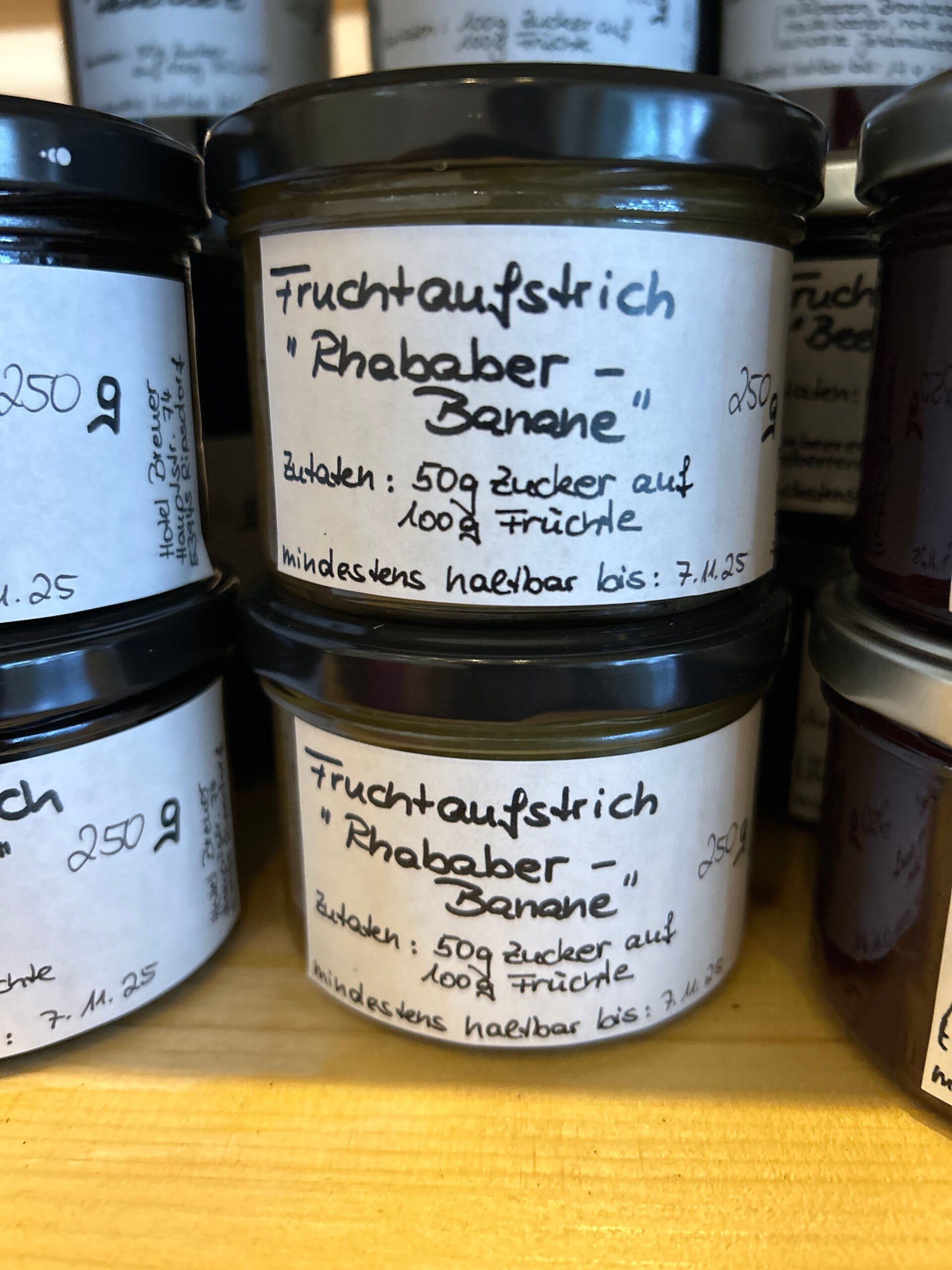 Fruchtaufstrich-Rhababerbanane