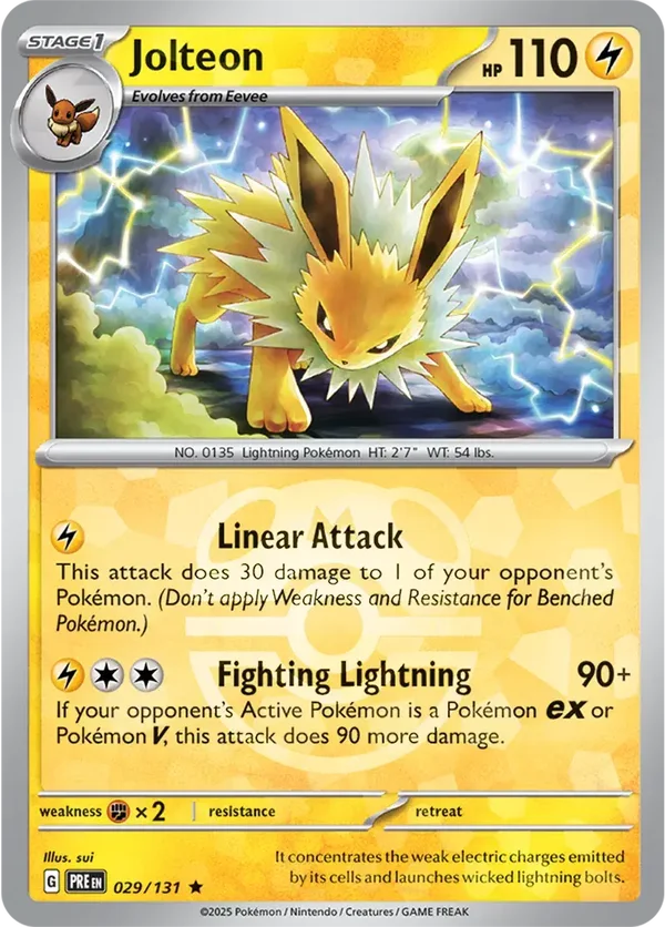 Jolteon Master Ball 29 Prismatic Evolutions