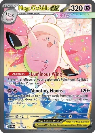 #3 Mega Clefable ex (POR 119) Peppi Collect