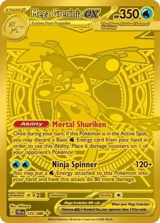 #2 Mega Greninja ex (CRI 122) Peppi Collect
