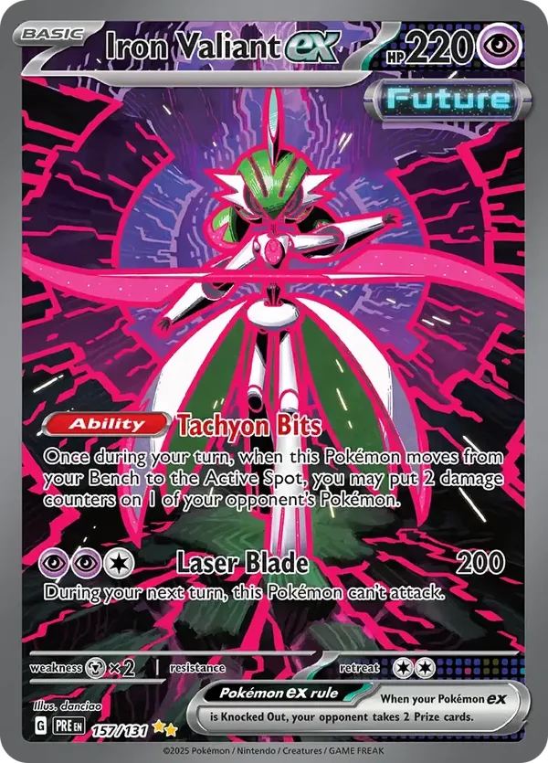 Iron Valiant EX 157 Prismatic Evolutions