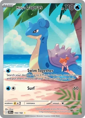 #10 Misty's Lapras (DRI 194) Peppi Collect