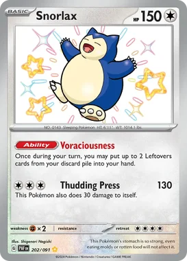 #9 Snorlax 202/091 (Shiny Rare) - Peppi Collect