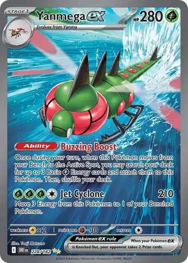 Yanmega ex 228 Destined Rivals