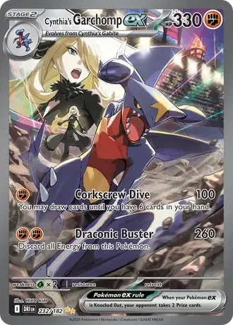 #2 Cynthia's Garchomp ex (DRI 232) Peppi Collect