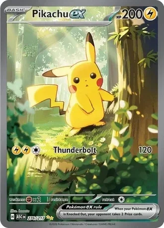 #1 Pikachu ex (ASC 276) Peppi Collect