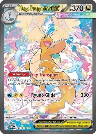 #3 Mega Dragonite ex (ASC 290) Peppi Collect