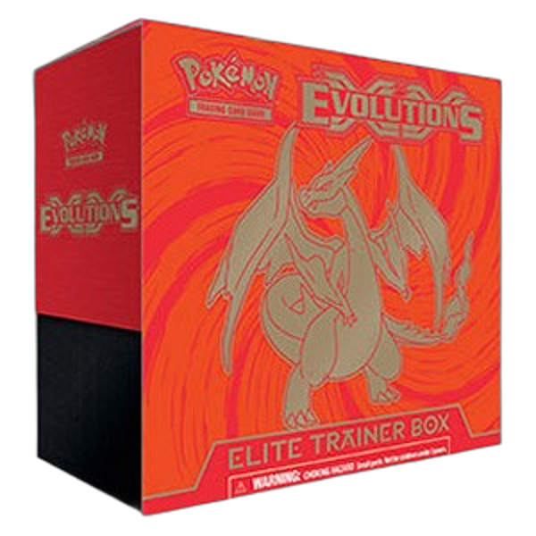 Pokemon Evolutions Elite Trainer Box Charizard - sticker op achterzijde (inclusief acryl)