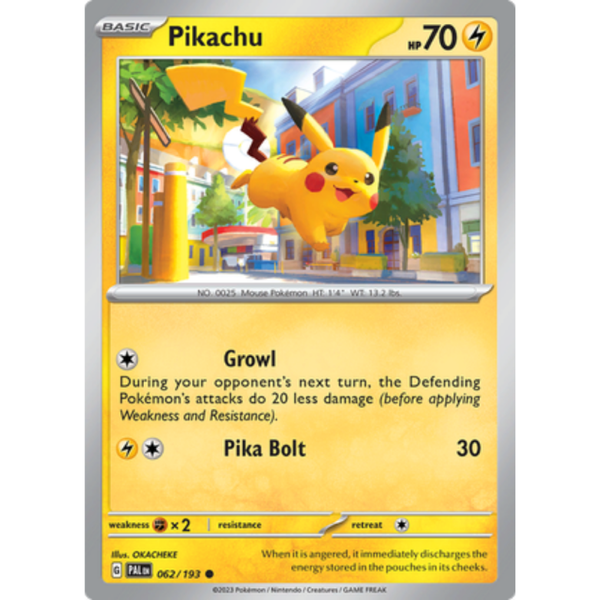 Pikachu Paldea Evolved 062/193