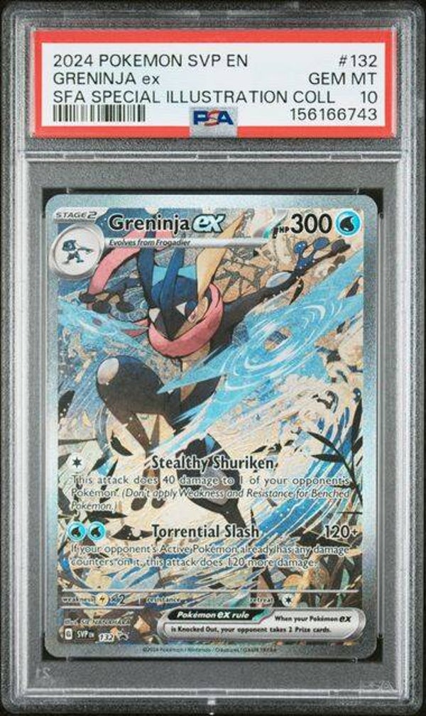 Greninja EX #132 SVP PSA 10