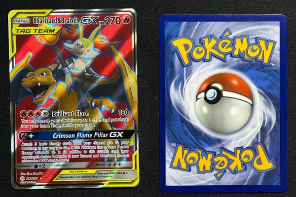 Charizard & Braixen GX (CEC 212) Near Mint