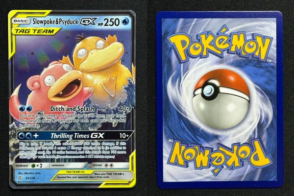 Slowpoke & Psyduck GX (UNM 35) Near Mint