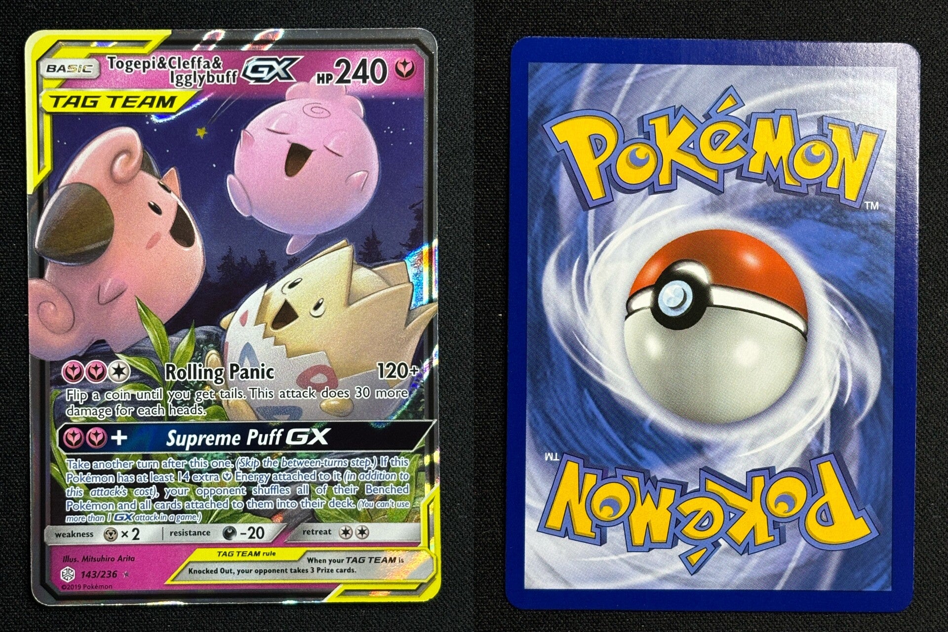 Togepi & Cleffa & Igglybuff GX (CEC 143)