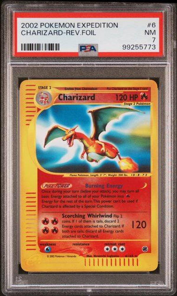 Charizard #6 Expedition Reverse Holo PSA 7