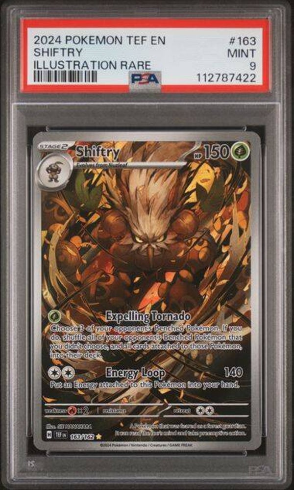 Shiftry #163 Temporal Forces PSA 9