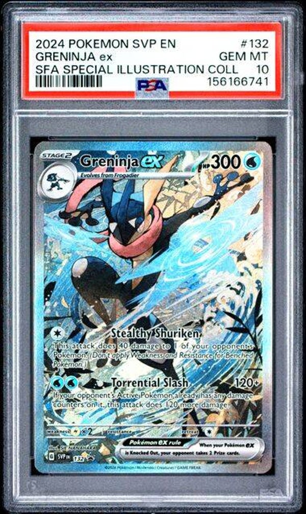 Greninja EX #132 SVP PSA 10