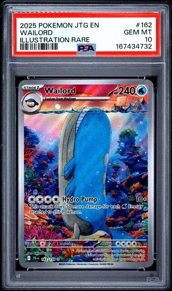 Wailord #162 Journey Together PSA 10
