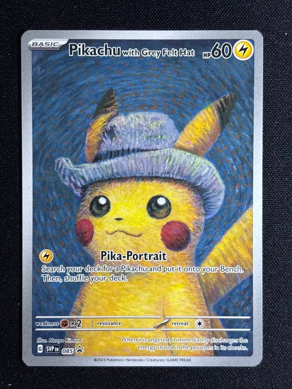 Pikachu with Grey Felt Hat SVP 085