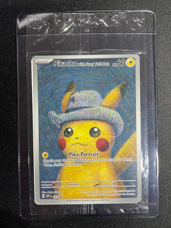 Pikachu with Grey Felt Hat SVP 085 (SEALED)
