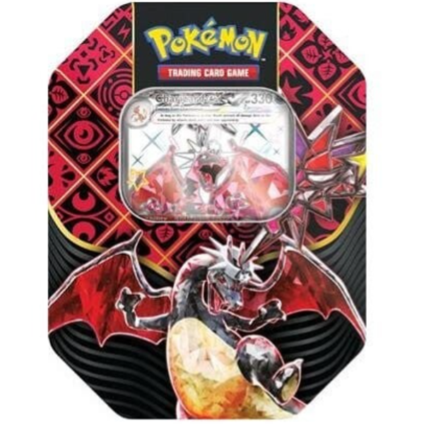 Pokemon Paldean Fates Charizard Tin