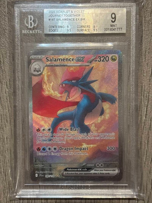 Salamence #187 Journey Together Beckett 9