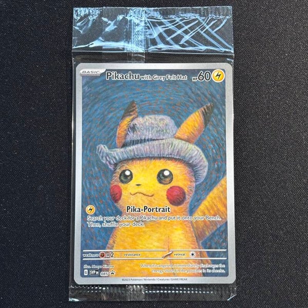 Pikachu with Grey Felt Hat SVP 085 (SEALED)