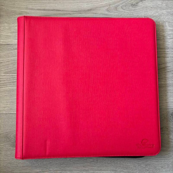 Toploader Album Rood 12-pocket met rits (licht gebruikt)
