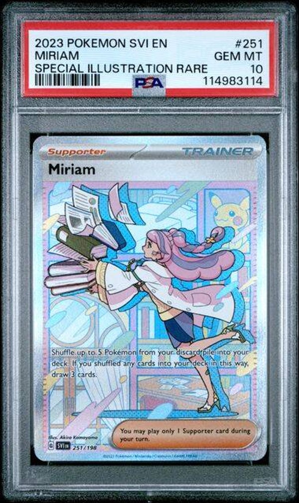 Miriam #251 Scarlet & Violet PSA 10