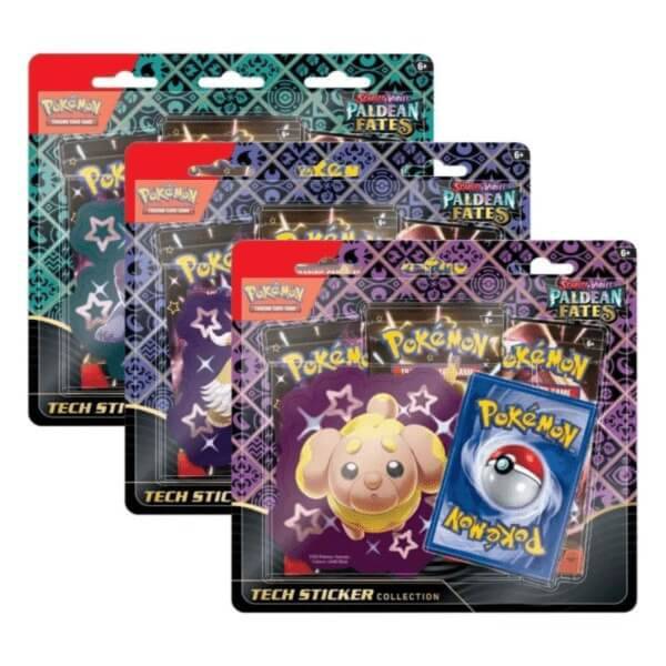Pokemon Paldean Fates Tech Sticker Collection