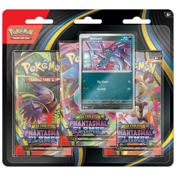 Pokemon Phantasmal Flames 3-Pack Blister
