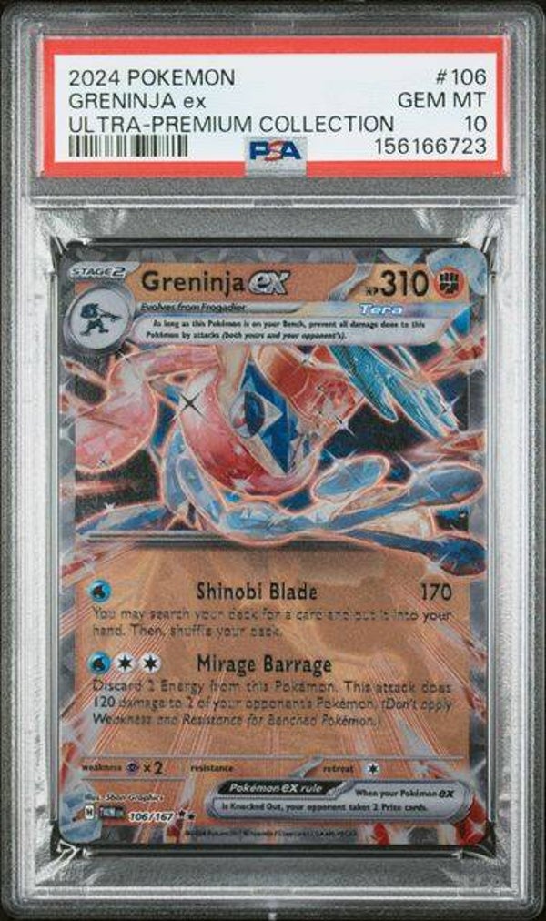 Greninja EX Metal UPC Promo #106 PSA 10