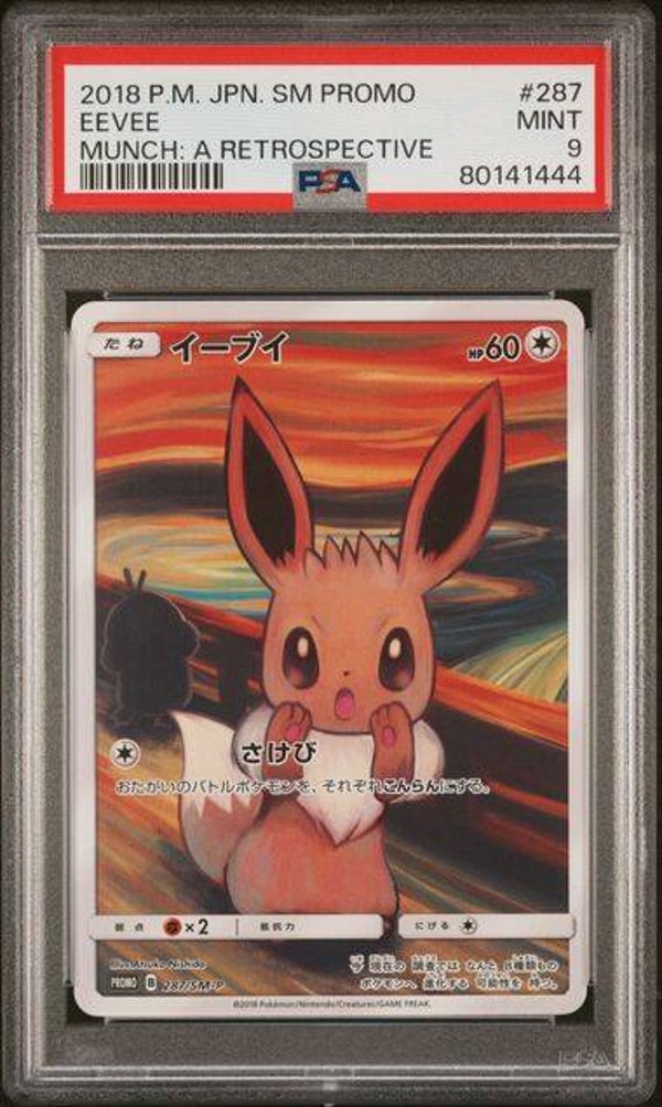 Eevee Munch #287 PSA 9