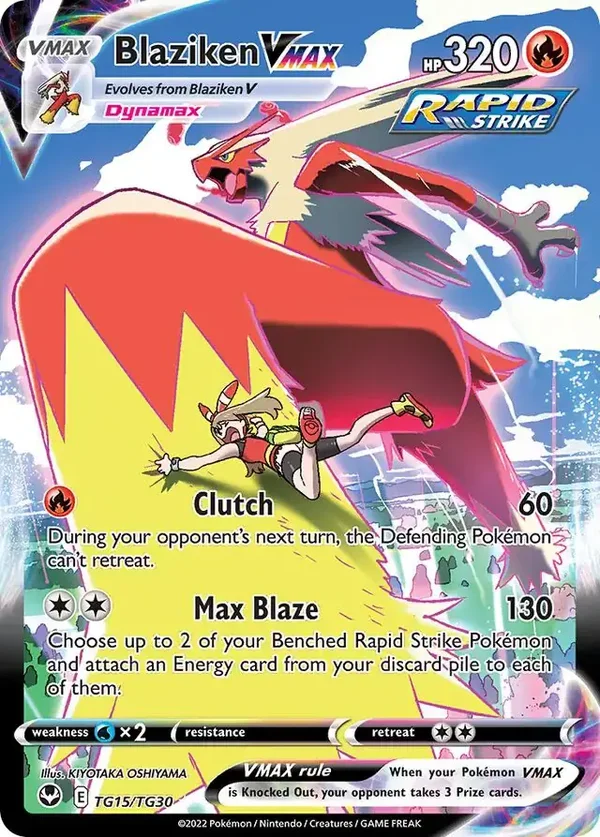 Blaziken Vmax TG15 Silver Tempest
