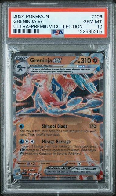 Greninja EX Metal #106 PSA 10 #122585265