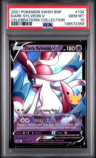 Dark Sylveon V Promo #134 PSA 10 #138572358