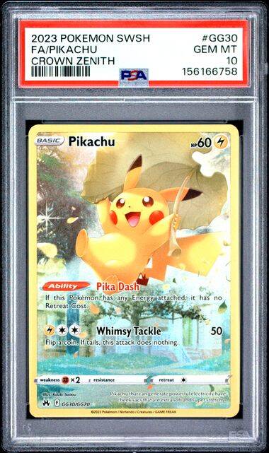 Pikachu #GG30 Crown Zenith PSA 10 | Peppi Collect