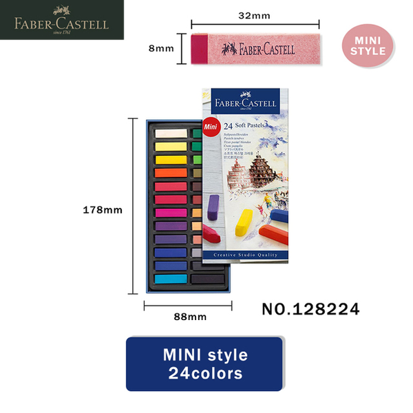 FABER CASTELL Soft Toner Stick/Pastel/Chalk/Crayon/Pen Bright Color