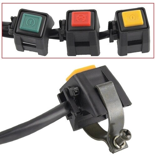 22mm Durable ATV Motorcycle Dual Sport Quad Start Horn Kill Off Stop