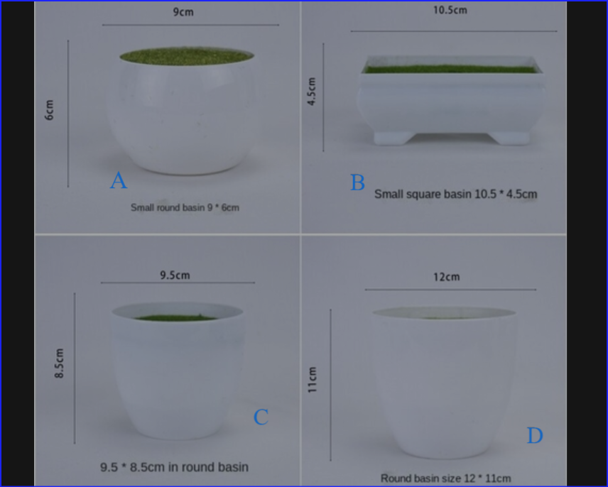 Plastic Arrangement Accessories | White Flower Pot Plastic Round - 1pc