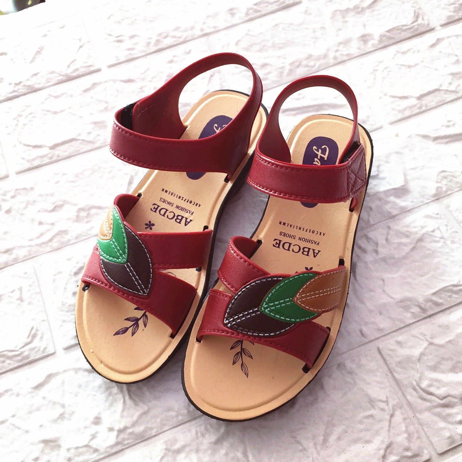 WTEMPO Women‘s Summer Sandals Soft Casual Ladies Flat Non slip