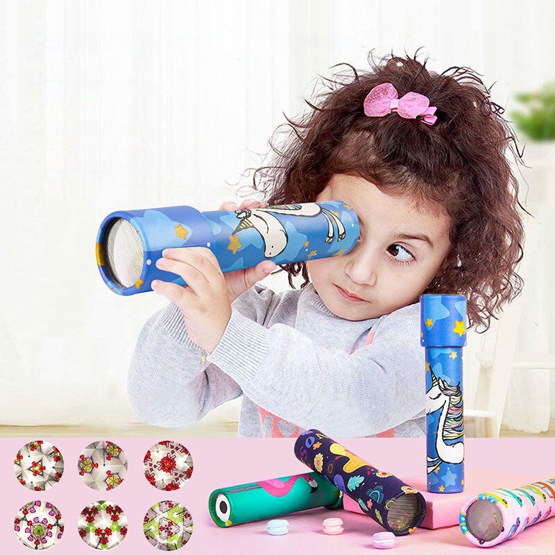 Cartoon Rotating Kaleidoscope Magic Classic Educational Logical Toys