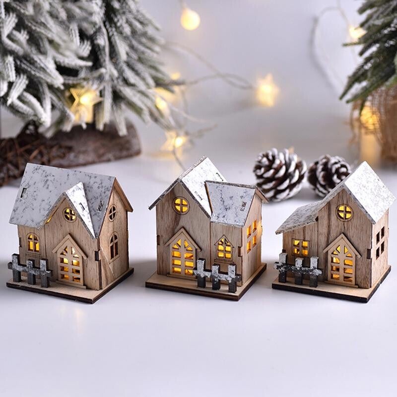 Decoration Miniature Christmas Village | Snow Village Christmas Houses (Lot of 25)