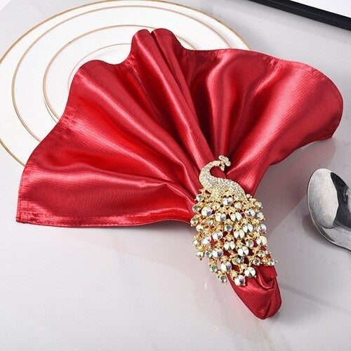ACCHINGE 10pcs/lot Luxury model room home decoration napkin buckle high grade