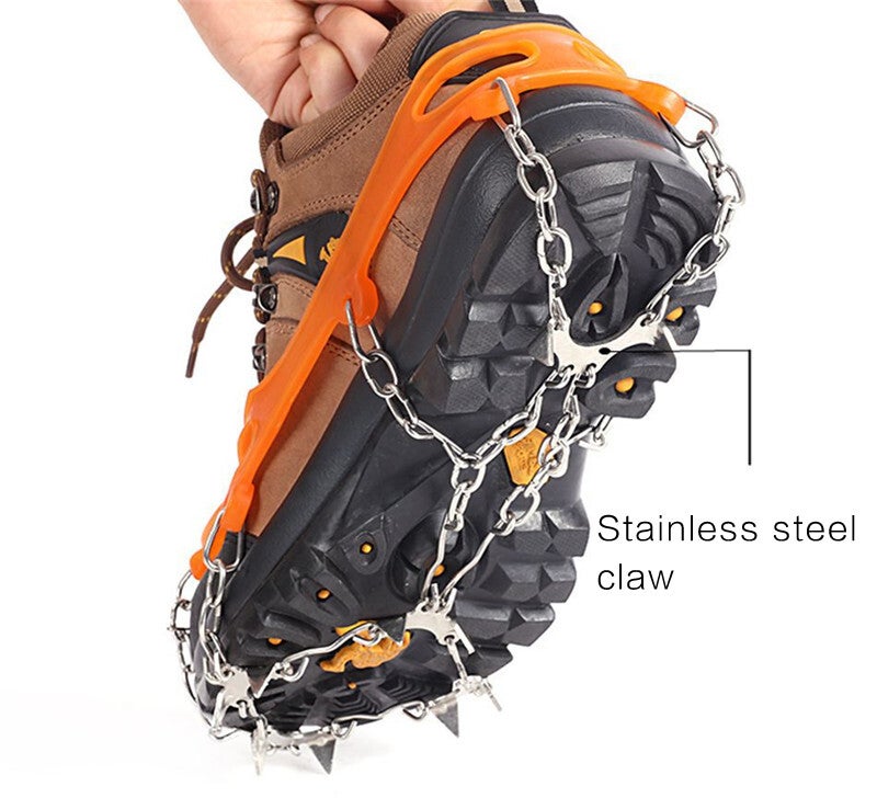 Anti Slip Ice Snow Walking Shoe Spike Grip | Ice Grippers Shoes Boots