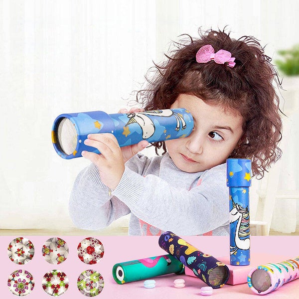 Cartoon Rotating Kaleidoscope Magic Classic Educational Logical Toys